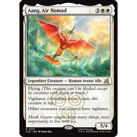Aang, Air Nomad (TLE-210) - Avatar: The Last Airbender: Eternal-Legal Foil