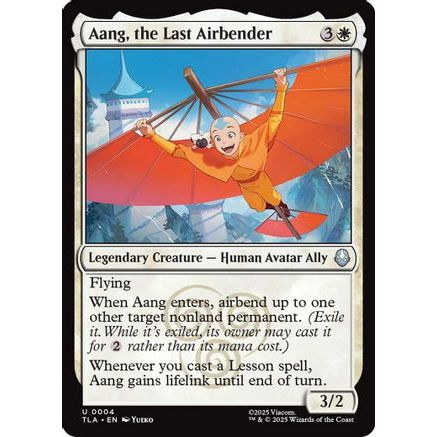 Aang, the Last Airbender (TLA-004) - Avatar: The Last Airbender Foil