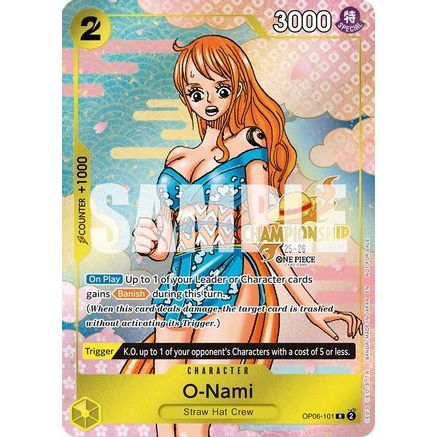O-Nami (CS 25-26 Event Pack) (OP06-101) - One Piece Promotion Cards Foil