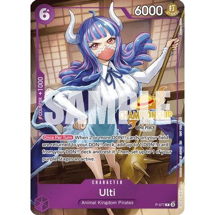 Ulti (CS 25-26 Event Pack) (P-077) - One Piece Promotion Cards Foil