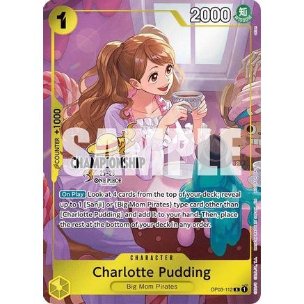 Charlotte Pudding (112) (CS 25-26 Celebration Pack) (OP03-112) - One Piece Promotion Cards Foil