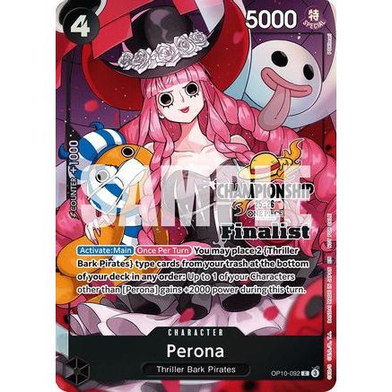Perona (CS 25-26 Finalist Card Set 1) (OP10-092) - One Piece Promotion Cards Foil