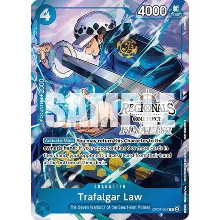 Trafalgar Law (Online Regional Finalist Card Set 2025 Vol.2) (OP07-047) - One Piece Promotion Cards Foil