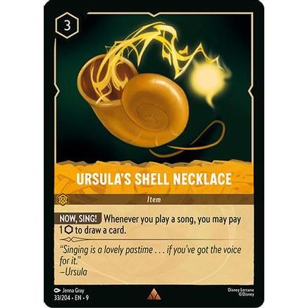 Ursula's Shell Necklace (33/204) - Fabled Cold Foil