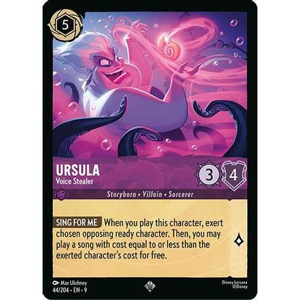 Ursula - Voice Stealer (44/204) - Fabled Cold Foil