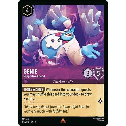 Genie - Supportive Friend (54/204) - Fabled Cold Foil