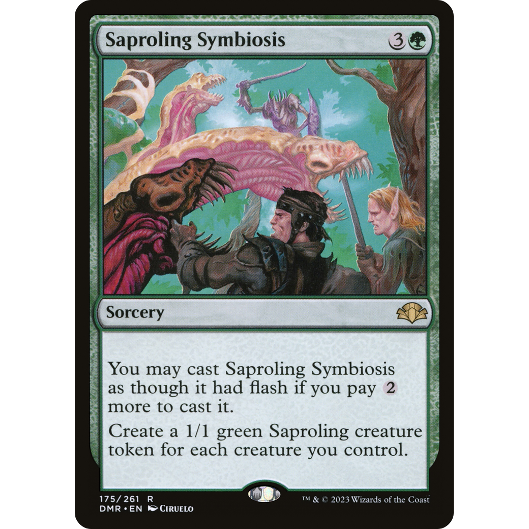 Saproling Symbiosis (DMR-175) - Dominaria Remastered