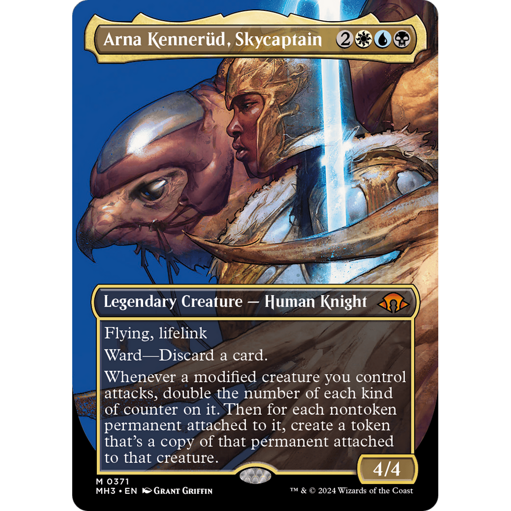 Arna Kennerüd, Skycaptain (MH3-371) - Modern Horizons 3 (Borderless) Foil