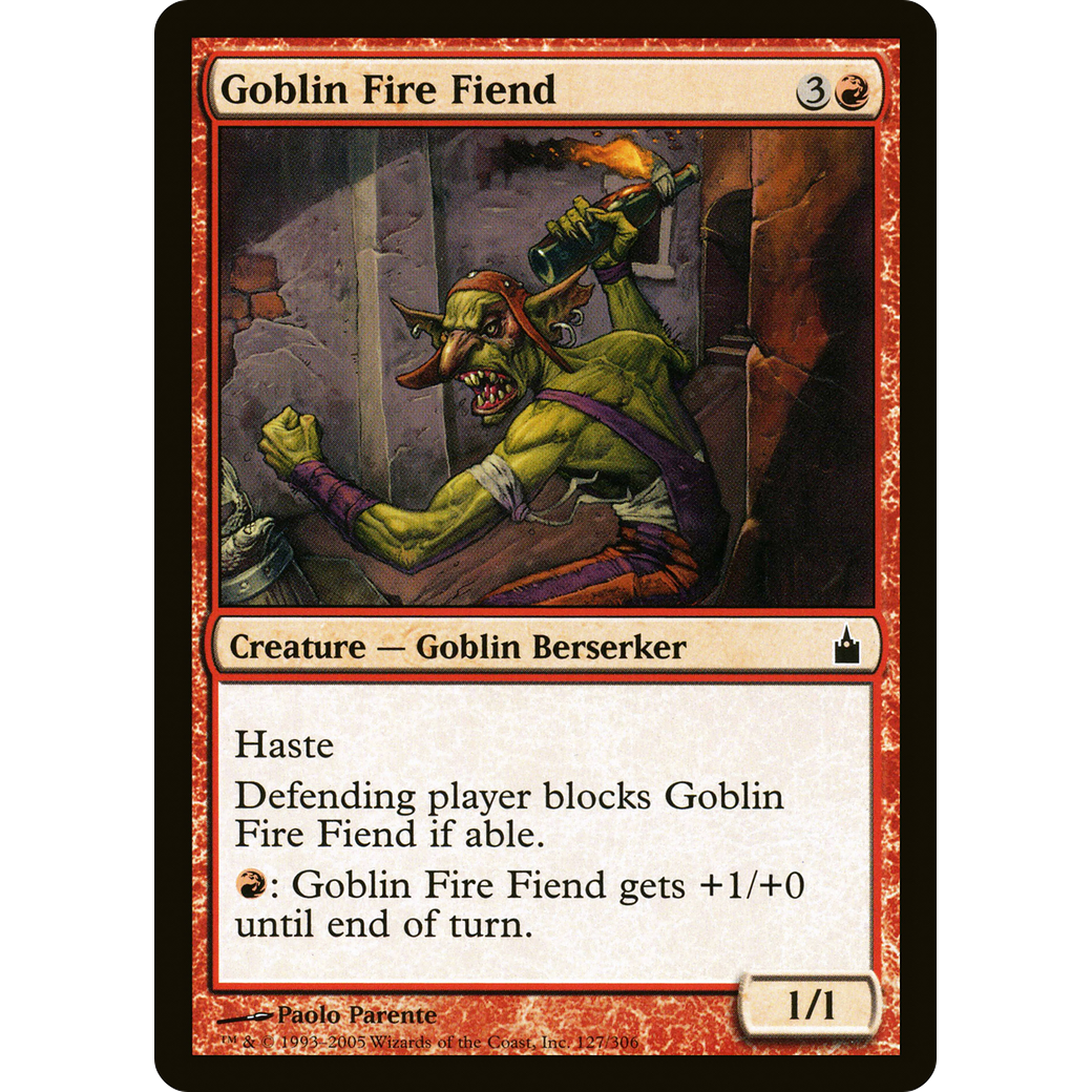 Goblin Fire Fiend (RAV-127) - Ravnica: City of Guilds