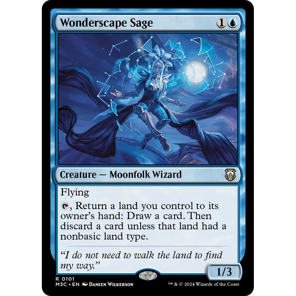 Wonderscape Sage (M3C-101) - Modern Horizons 3 Commander