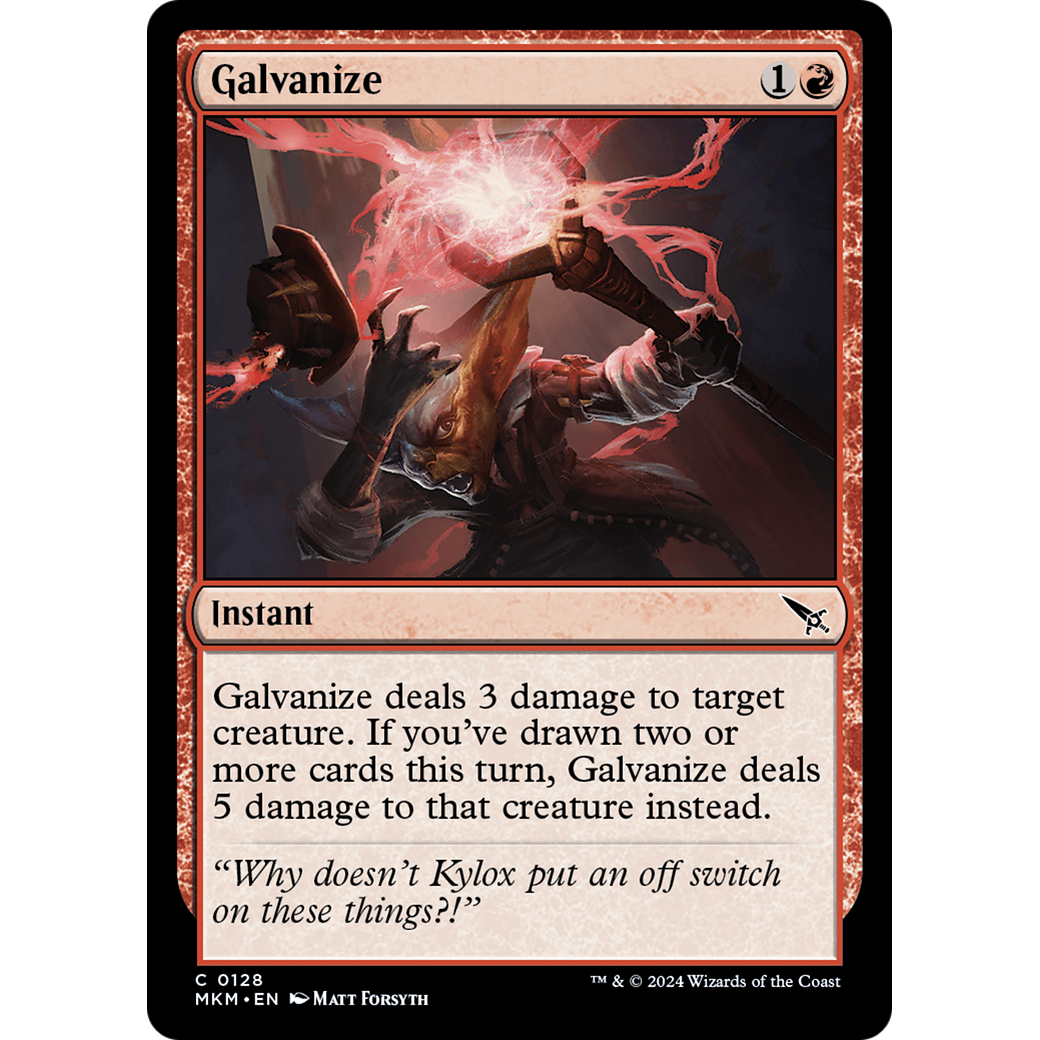 Galvanize (MKM-128) - Murders at Karlov Manor Foil