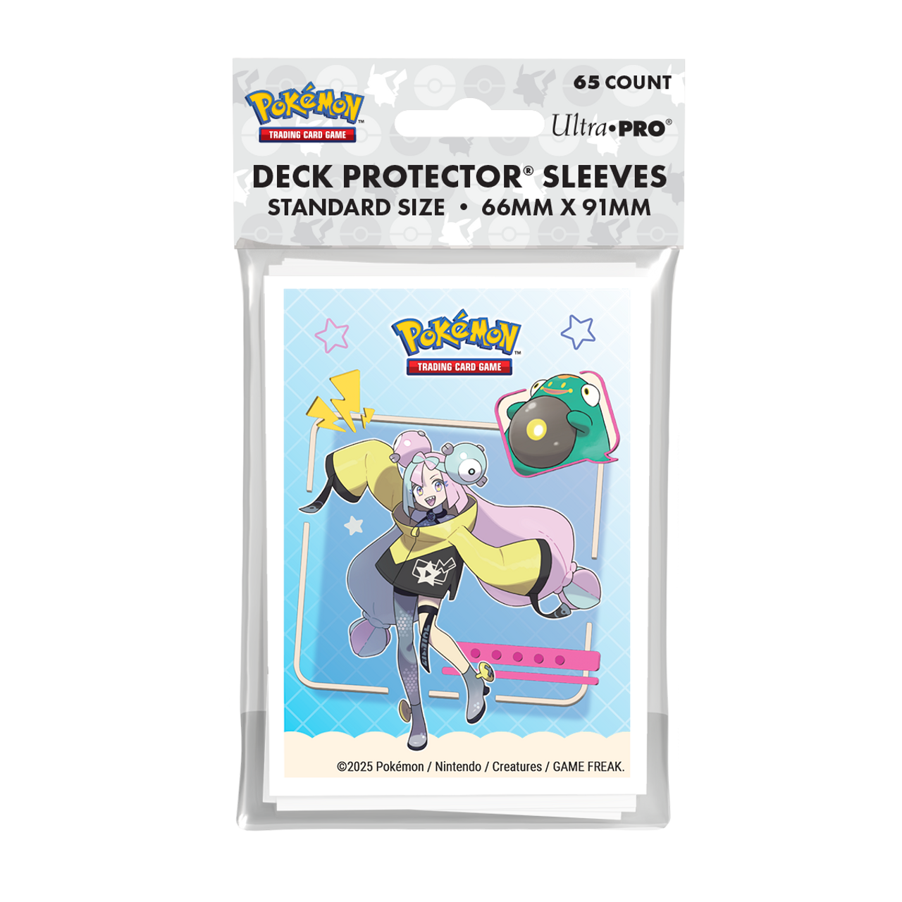 Iono and Bellibolt 65ct Deck Protector Sleeves for Pokémon