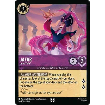 Jafar - Lamp Thief (59/204) - Fabled Cold Foil