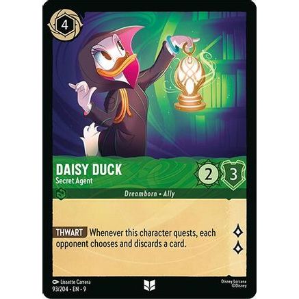 Daisy Duck - Secret Agent (93/204) - Fabled Cold Foil