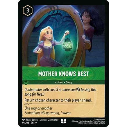 Mother Knows Best (99/204) - Fabled Cold Foil