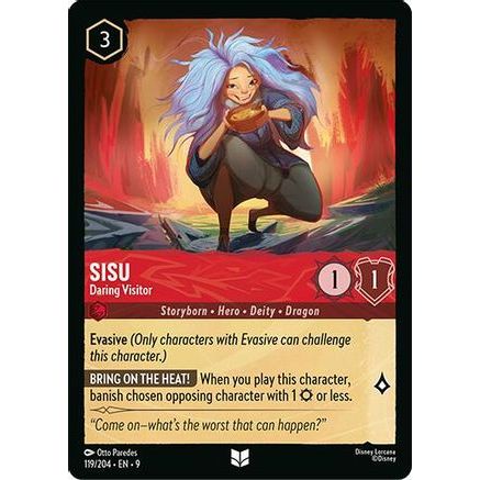 Sisu - Daring Visitor (119/204) - Fabled Cold Foil
