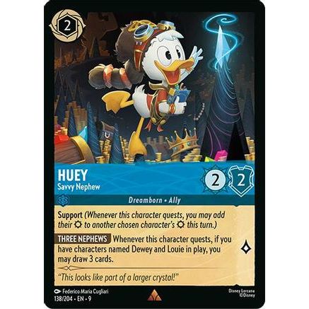 Huey - Savvy Nephew (138/204) - Fabled Cold Foil