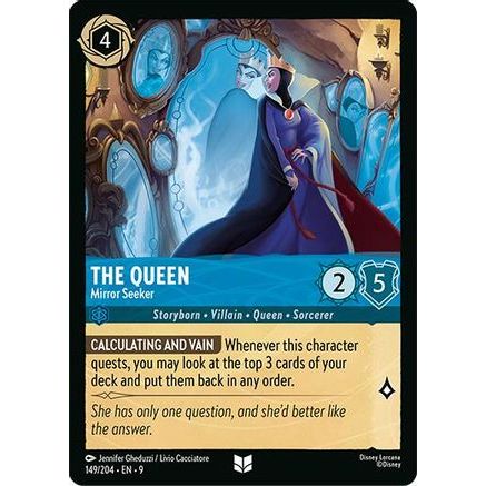 The Queen - Mirror Seeker (149/204) - Fabled Cold Foil