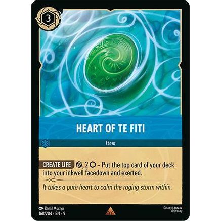 Heart of Te Fiti (168/204) - Fabled Cold Foil