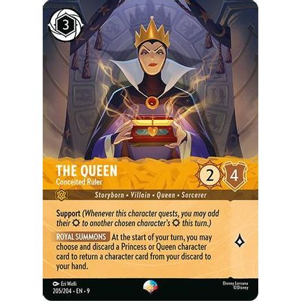 The Queen - Conceited Ruler (Epic) (205/204) - Fabled Holofoil