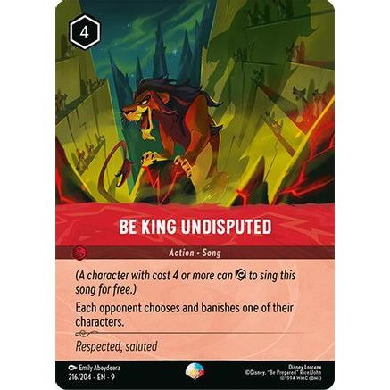 Be King Undisputed (Epic) (216/204) - Fabled Holofoil