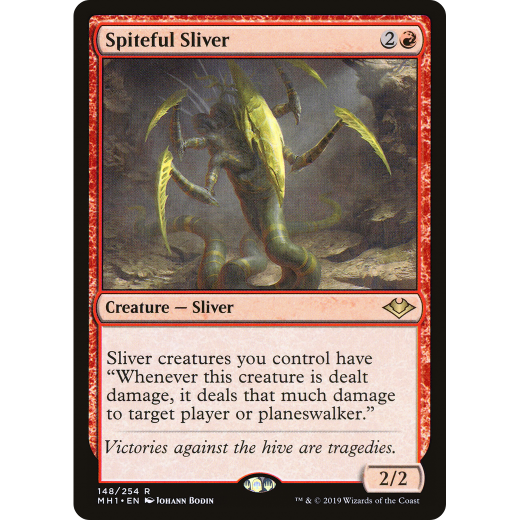 Spiteful Sliver (MH1-148) - Modern Horizons Foil