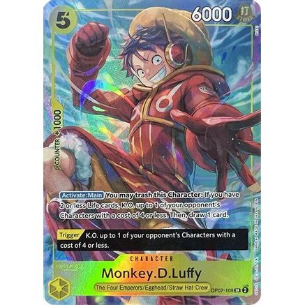 Monkey.D.Luffy (Illustration Box Vol.3) (OP07-109) - One Piece Promotion Cards Foil
