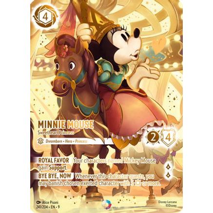 Minnie Mouse - Sweetheart Princess (Iconic) (241/204) - Fabled Holofoil