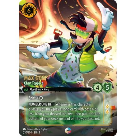 Max Goof - Chart Topper (Enchanted) (230/204) - Fabled Holofoil