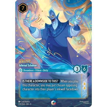 Hades - Infernal Schemer (Enchanted) (237/204) - Fabled Holofoil