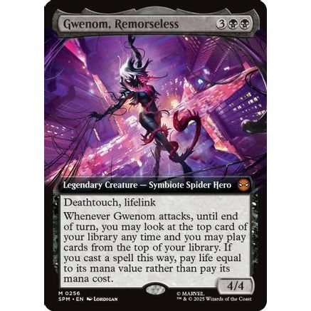 Gwenom, Remorseless (Extended Art) (SPM-256) - Marvel's Spider-Man Foil