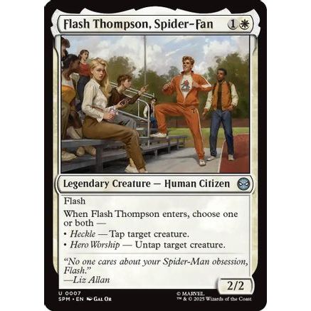 Flash Thompson, Spider-Fan (SPM-007) - Marvel's Spider-Man Foil