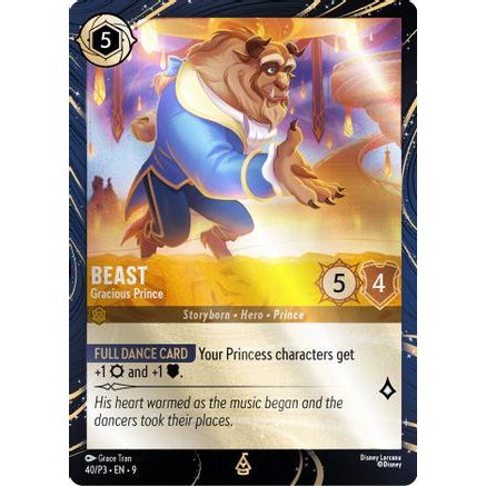 Beast - Gracious Prince (40) - Disney Lorcana Promo Cards Holofoil