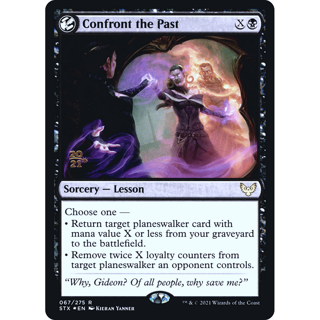 Confront the Past (PRE-067) - Strixhaven: School of Mages Promos: (lesson) Foil