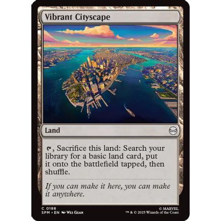 Vibrant Cityscape (SPM-188) - Marvel's Spider-Man Foil