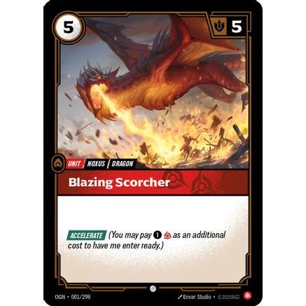 Blazing Scorcher (001/298) - Origins