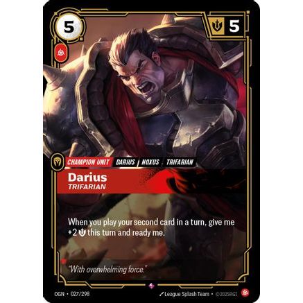 Darius - Trifarian (027/298) - Origins Foil