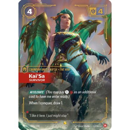 Kai'Sa - Survivor (Alternate Art) (039a/298) - Origins Foil