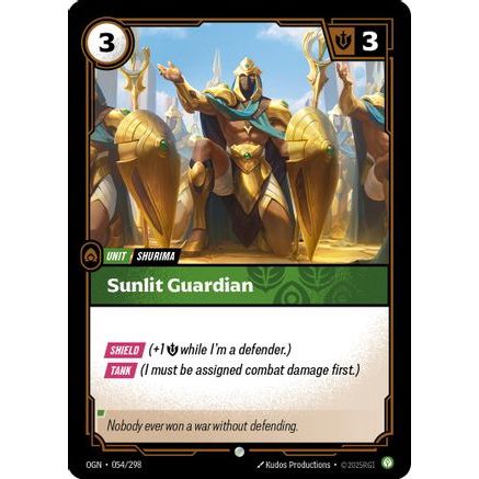 Sunlit Guardian (054/298) - Origins
