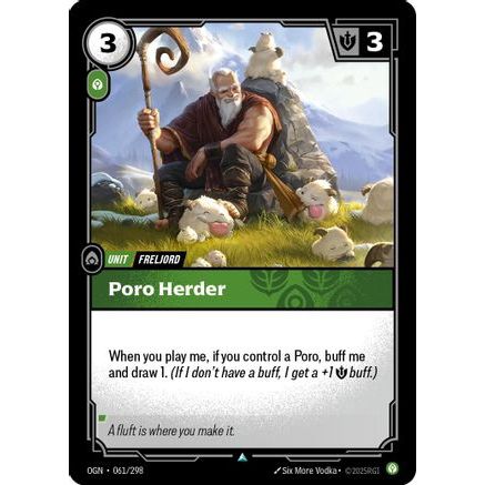 Poro Herder (061/298) - Origins