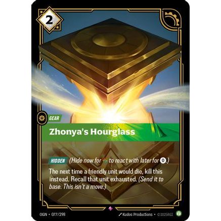 Zhonya's Hourglass (077/298) - Origins Foil