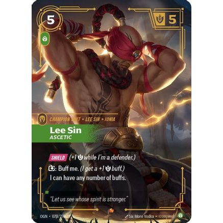 Lee Sin - Ascetic (078/298) - Origins Foil
