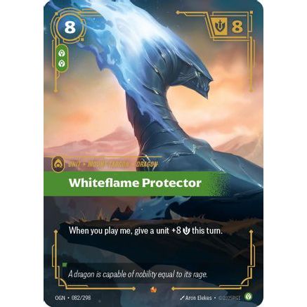 Whiteflame Protector (082/298) - Origins Foil
