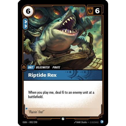 Riptide Rex (092/298) - Origins