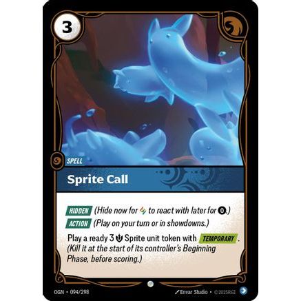 Sprite Call (094/298) - Origins