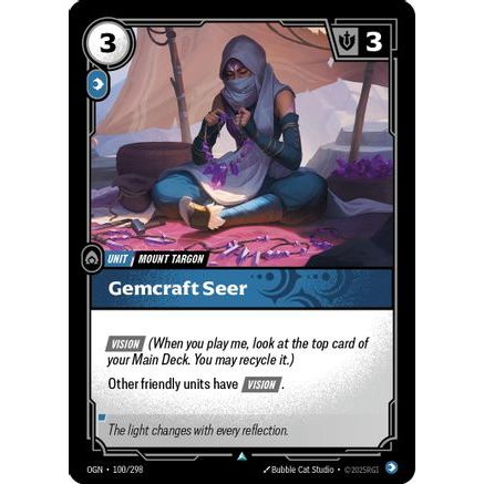 Gemcraft Seer (100/298) - Origins