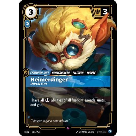 Heimerdinger - Inventor (111/298) - Origins Foil
