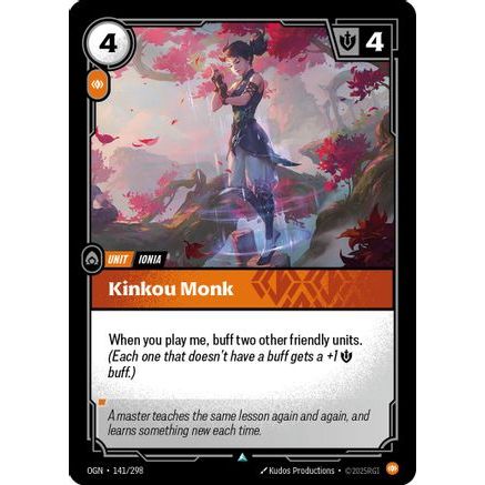 Kinkou Monk (141/298) - Origins Foil