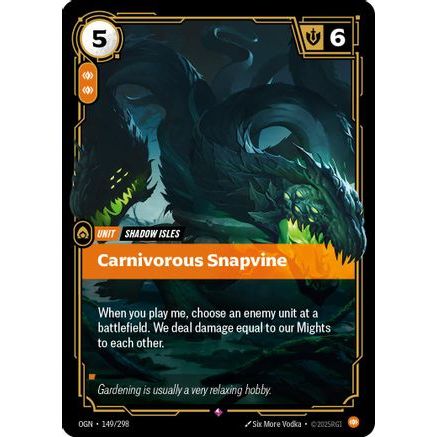 Carnivorous Snapvine (149/298) - Origins Foil