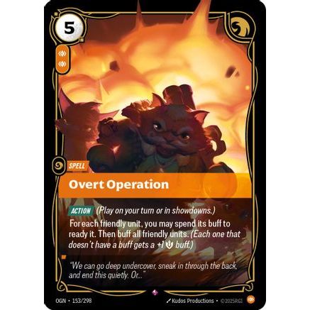 Overt Operation (153/298) - Origins Foil